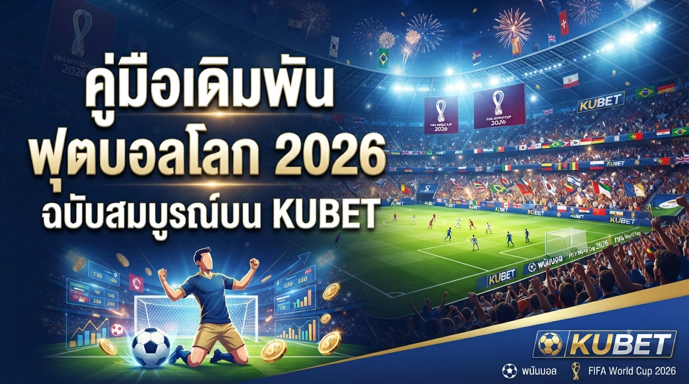 คู่มือเดิมพันฟุตบอลโลก 2026 ฉบับสมบูรณ์บน KUBET