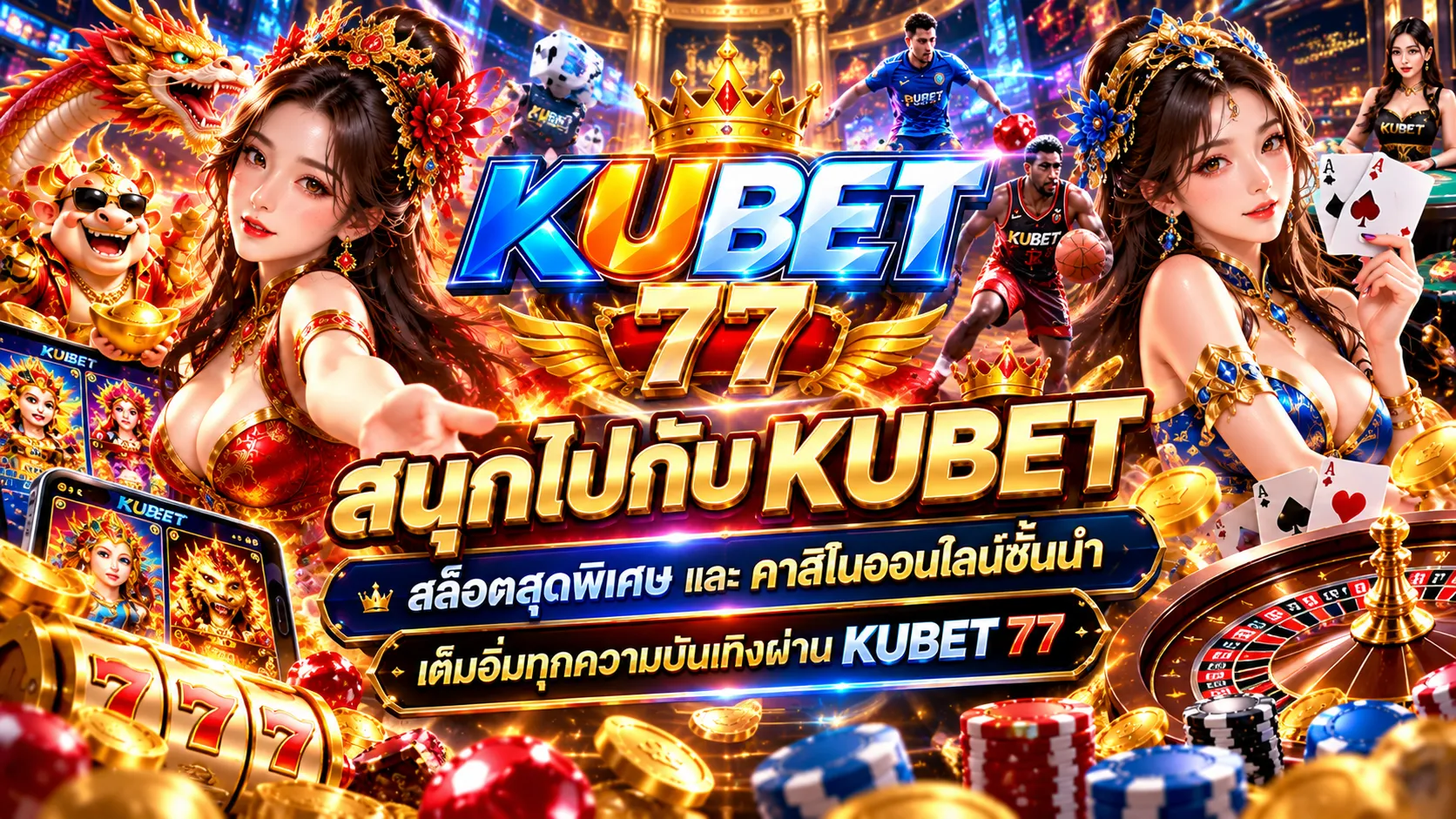 สนุกไปกับ KUBET สล็อตสุดพิเศษ และ KUBET คาสิโนออนไลน์ชั้นนำ เต็มอิ่มทุกความบันเทิงผ่าน KUBET 77